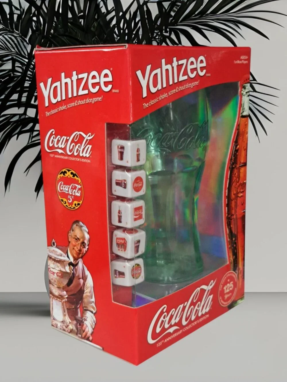 New Yahtzee Coca-Cola 125th Anniversary Collector's Edition Game Soda